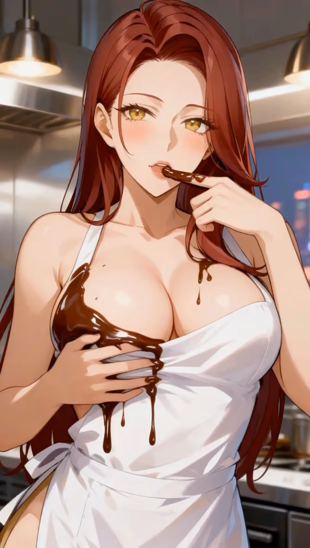 Darlink AI memory example with a red-haired anime companion